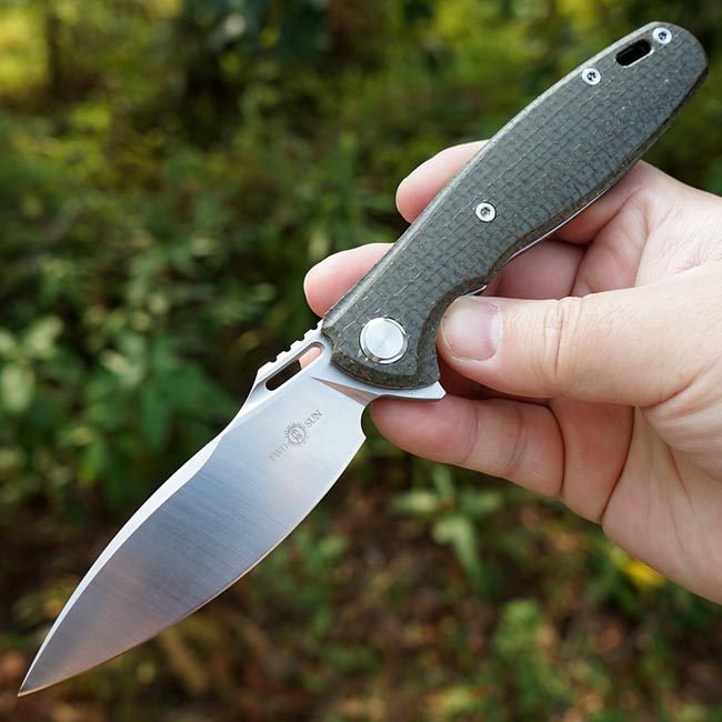 TwoSun Folder Knife TS162-Linen