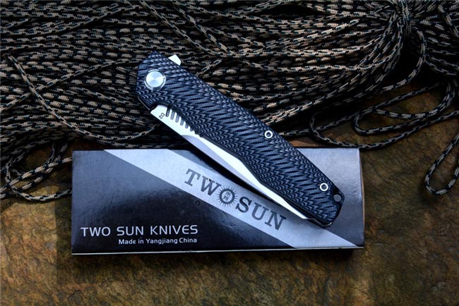 Twosun-TS16-G10-Folding-Knife 