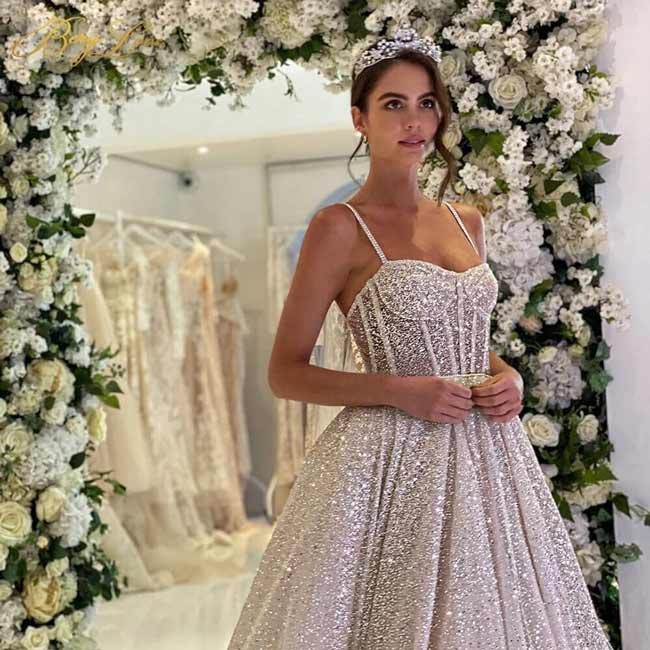 Glitter Wedding Dress Bride Dress 