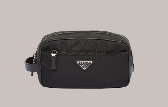 Re-Nylon and Saffiano Leather Travel Pouch - Dhgate Prada Bag Dupes